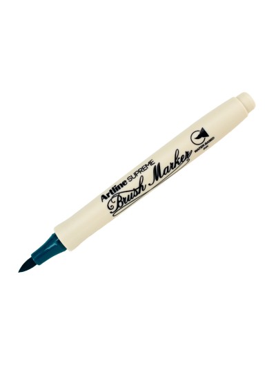 Rotulador artline supreme brush epfs pintura base de agua punta tipo pincel trazo fino verde oscuro