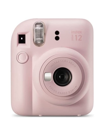 Camara fujifilm mini instax 12 flash - autoexposicion - rosa pastel