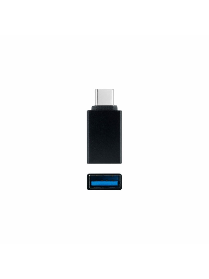 Adaptador usb tipo a a usb tipo c nanocable negro - hembra - macho Adaptador usb tipo a a usb tipo c nanocable negro - hembra - macho