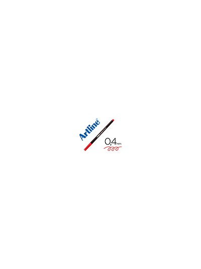 Rotulador artline supreme epfs200 fine liner punta de fibra rojo 0,4 mm