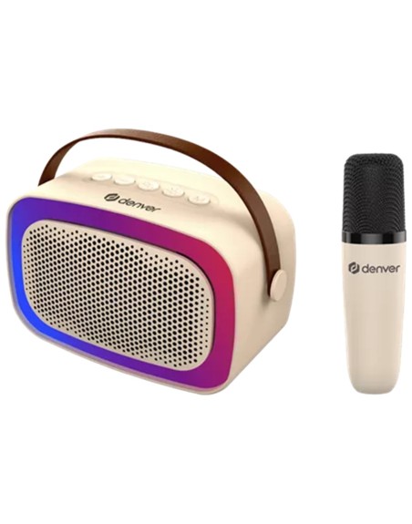 Altavoz bluetooth denver btm - 610 - 100w - microfono