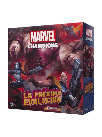 Juego de mesa marvel champions la proxima evolucion edad recomendada 14 años