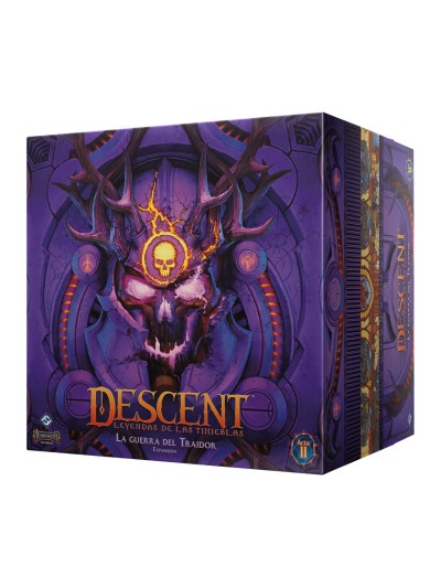 Juego de mesa descent: la guerra del traidor edad recomendada 14 años