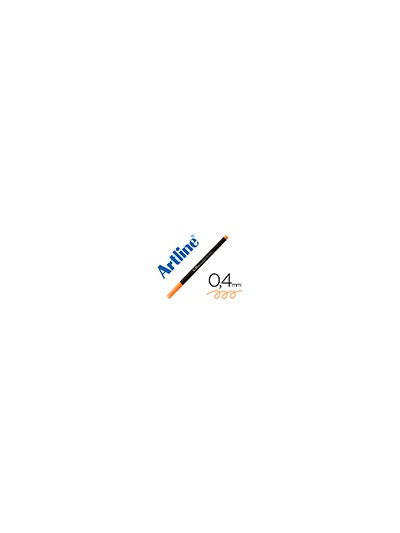 Rotulador artline supreme epfs200 fine liner punta de fibra naranja claro 0,4 mm