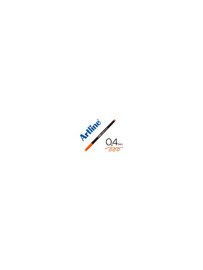 Rotulador artline supreme epfs200 fine liner punta de fibra naranja 0,4 mm