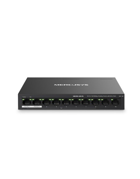 Switch mercusys ms110p 10 puertos - 10 - 100mbps - rj45