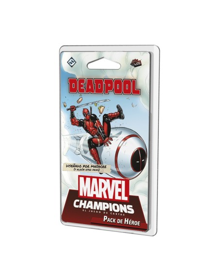 Juego de mesa marvel champions deadpool expanded edad recomendada 14 años