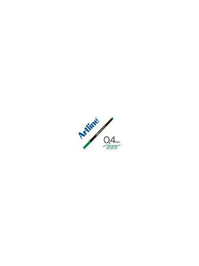 Rotulador artline supreme epfs200 fine liner punta de fibra verde 0,4 mm