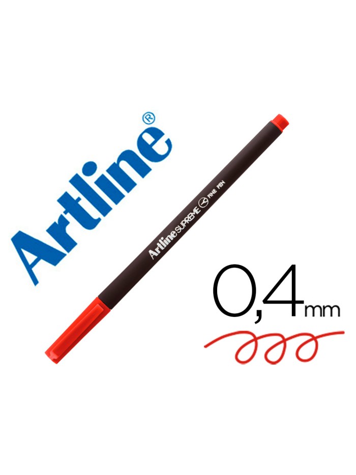 Rotulador artline supreme epfs200 fine liner punta de fibra rojo oscuro 0,4 mm Rotulador artline supreme epfs200 fine liner punta de fibra rojo oscuro 0,4 mm