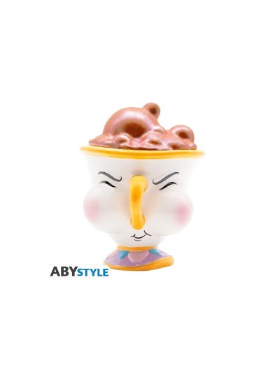 Taza abystyle disney la bella y la bestia chip con burbujas