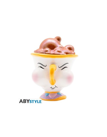 Taza abystyle disney la bella y la bestia chip con burbujas