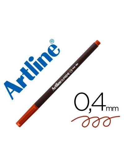 Rotulador artline supreme epfs200 fine liner punta de fibra marron 0,4 mm