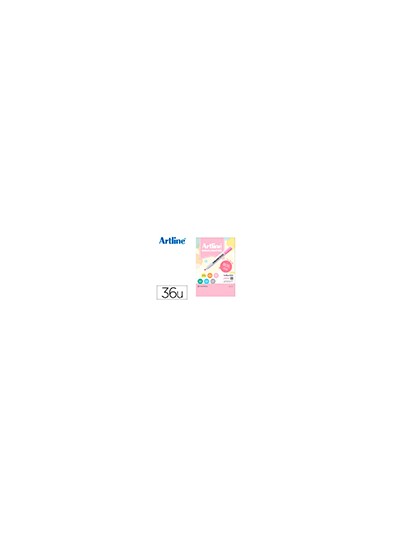 Rotulador artline fluorescente ek-660 colores pastel expositor de 36 unidades colores surtidos