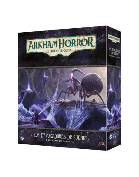Juego de mesa arkham horror lcg los devoradores de sueños expansion campaña edad recomendada 14 años