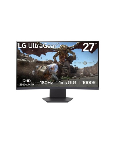 Monitor lg led curvo 27gs60qc 27 pulgadas 2560 x 1440 1ms hdmi displayport