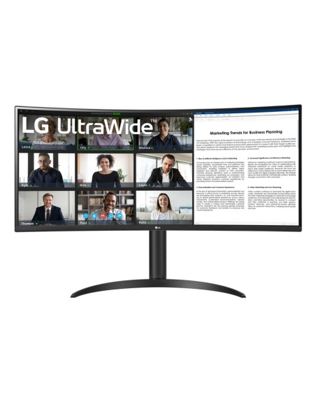 Curva lg 34wr55qk - b 34 pulgadas 3440 x 1440 5ms hdmi displayport reg. altura