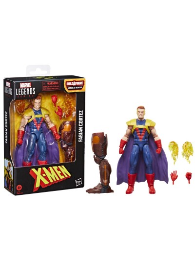 Figura hasbro marvel legends series build a figure marvels nemesis x - men fabian cortez