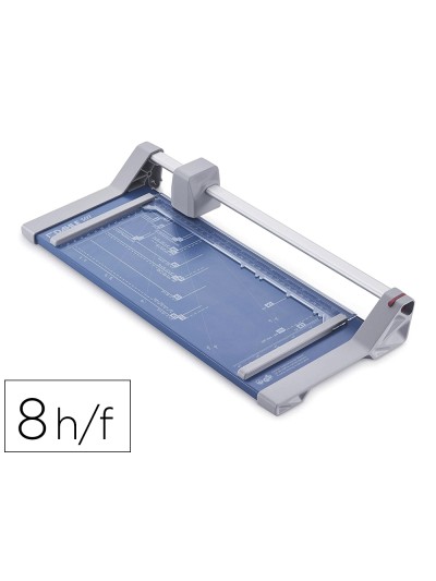 Cizalla de rodillo dahle 507 con base metalica din a4 capacidad de corte 8 hojas