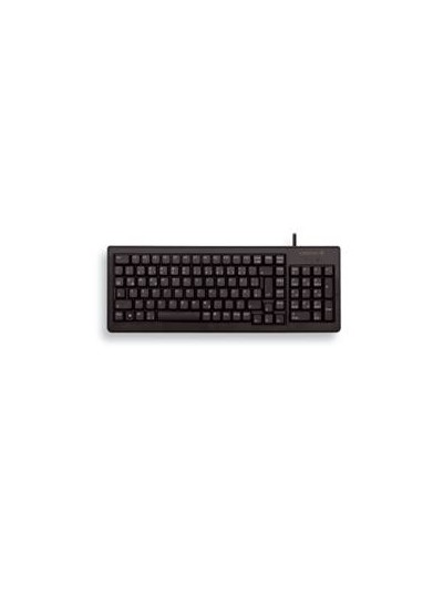 Teclado cherry slim reducida pad numerico usb negro
