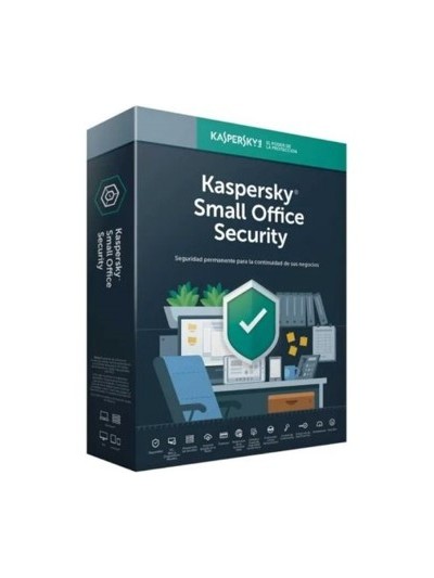 Antivirus kaspersky small office security servidor + 5 usuarios 1 año en caja