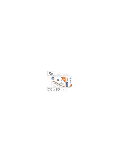 Toalla engarzada ofyhostel bulkysoft gofrada membrane plus 3 capas plegado m 215 x 80 mm