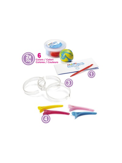 Pasta de modelar carioca modelight bijoux pulseras y horquillas