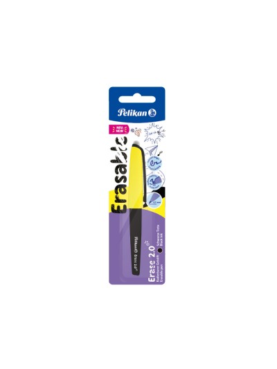 Roller pelikan erase 2.0 borrable punta 0,7 mm tinta gel color negro