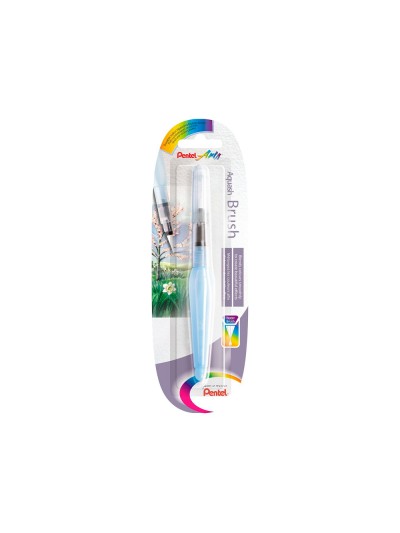 Pincel pentel xfrh-m rellenable agua redondo punta mediana