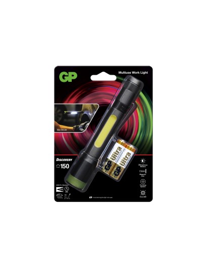 Linterna gp led 180 lumenes longitud 163 mm diametro 26 mm