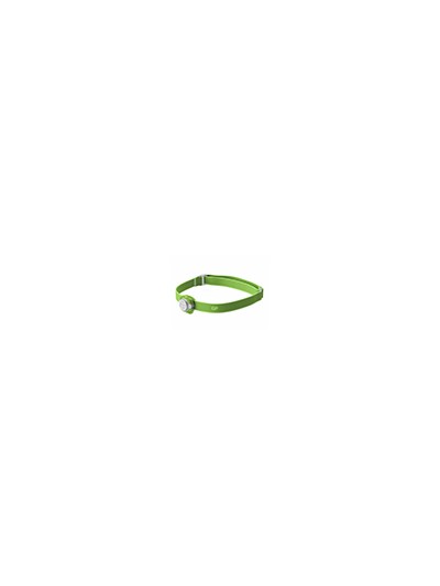 Linterna de cabeza gp infantil led 40 lumenes 2 niveles intensidad color verde