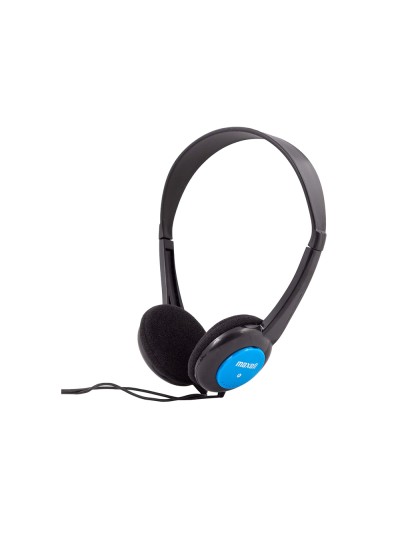 Auriculares maxell infantil diadema jack 3,5 mm longitud cabel 1,2 mt color azul