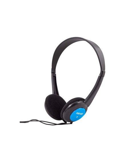 Auriculares maxell infantil diadema jack 3,5 mm longitud cabel 1,2 mt color azul