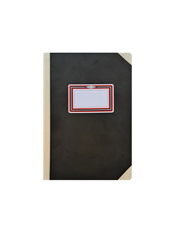 Libro cartone cosido fernandes flecha din a4+ rayado horizontal 100 hojas 100 gr negro Libro cartone cosido fernandes flecha din a4+ rayado horizontal 100 hojas 100 gr negro