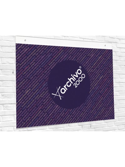 Expositor mural archivo 2000 con taladros ultra transparente din a4 horizontal 300x235 mm