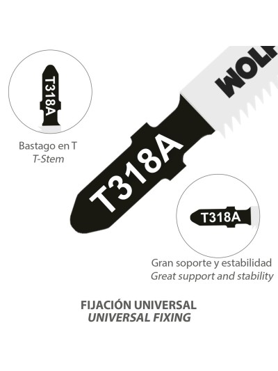 Hoja Larga Sierra Calar Metal Fino 5 Piezas HSS 21 TPI