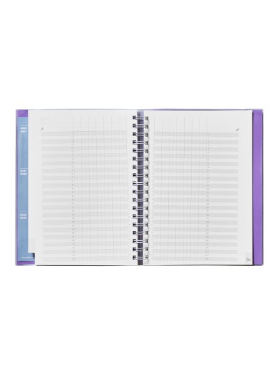 Cuaderno de todas las clases profesorado addittio 256 paginas dia pagina color verde 170x240 mm catalan