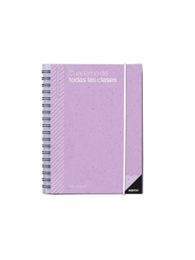 Cuaderno de todas las clases profesorado addittio 256 paginas dia pagina color verde 170x240 mm