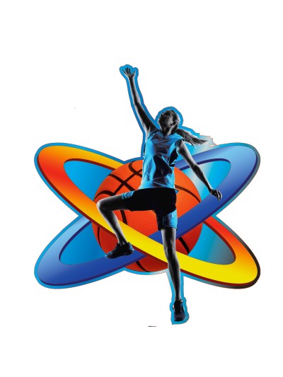 25/26 APLIQUE MADERA BALONCESTO FEMENINO 8 CM