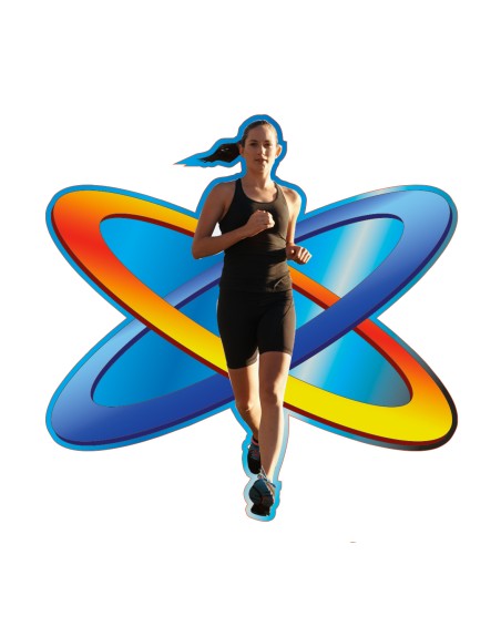 25/26 APLIQUE MADERA ATLETISMO FEMENINO 8 CM