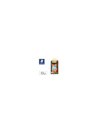 Rotulador staedtler triplus happy estuche de 10 unidades colores surtidos