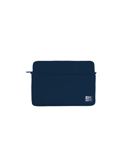 Funda para ordenador portatil oxford b-case rpet color azul marino 20x265x375 mm