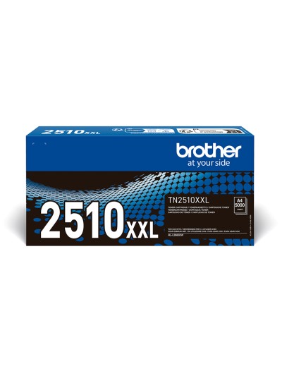 Toner brother tn2510xxl mfc-l2960dw / hl-l2865dw / mfc-l2980dw negro 5000 paginas