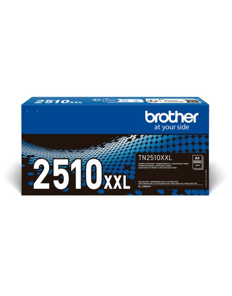 Toner brother tn2510xxl mfc-l2960dw / hl-l2865dw / mfc-l2980dw negro 5000 paginas