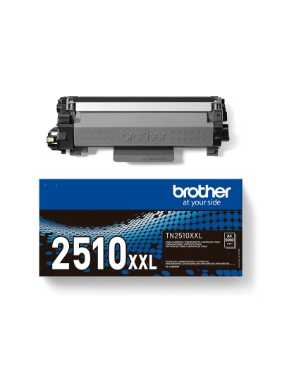 Toner brother tn2510xxl mfc-l2960dw / hl-l2865dw / mfc-l2980dw negro 5000 paginas