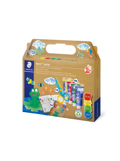 Set de dibujo staedtler noris junior mixto pintura dedos actividades infantiles 6 piezas