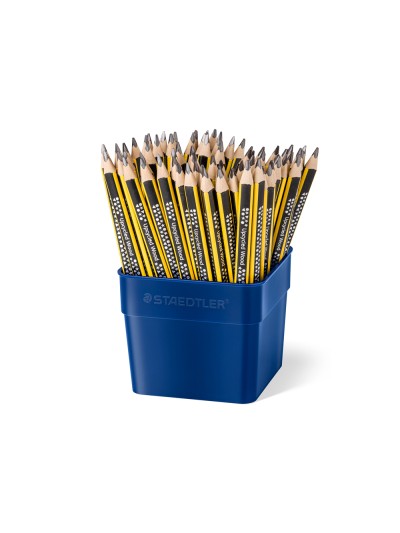 Lapices de grafito staedtler 119 triangular jumbo mina 2 mm hb bote de 72 unidades