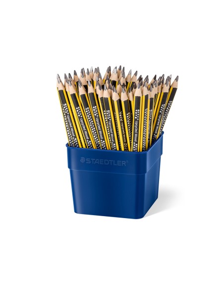 Lapices de grafito staedtler 119 triangular jumbo mina 2 mm hb bote de 72 unidades