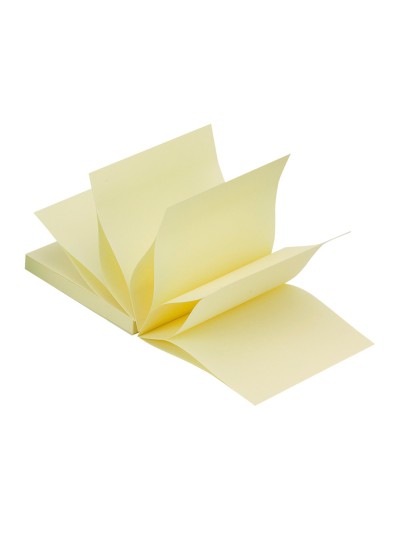 Soporte bloc de notas adhesivas quita y pon q-connect zigzag color negro con 1 bloc 76x76 mm