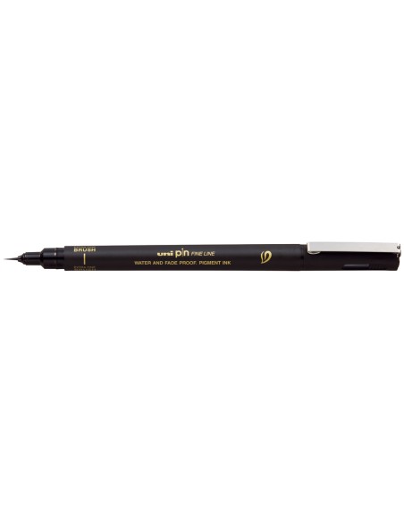 Rotulador uniball pin 500ef punta pincel flexible color negro
