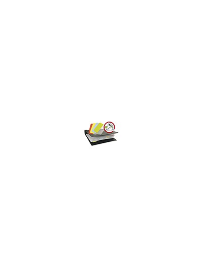 Banderitas separadoras rigida tarifold removible 12x40 mm pack de 48 unidades colores surtidos